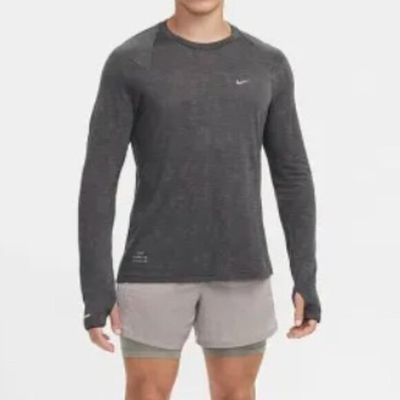 NWT Nike Therma-FIT ADV Running Division LS Wool Blend Top FB8538-010 SZ Large - Picture 1 of 5